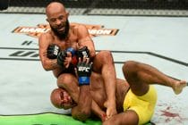 Blue belt, Demetrious Johnson, submits veteran Black belt Wilson Reis in the UFC.